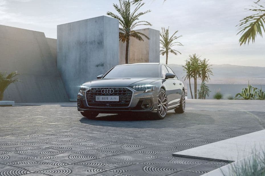 Audi A8 Left Side View