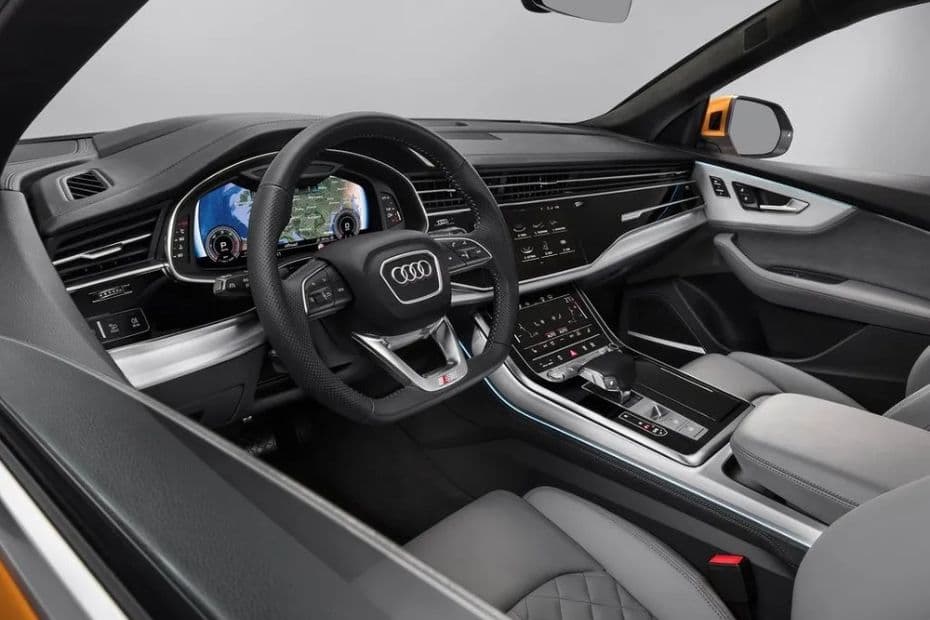 Audi Q8 Dashboard Side View