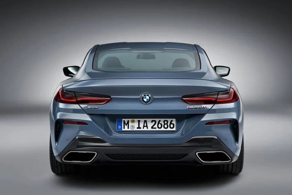 BMW 8 Series Coupe Rear View