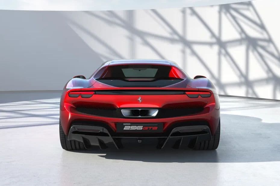Ferrari 296 GTB Rear View