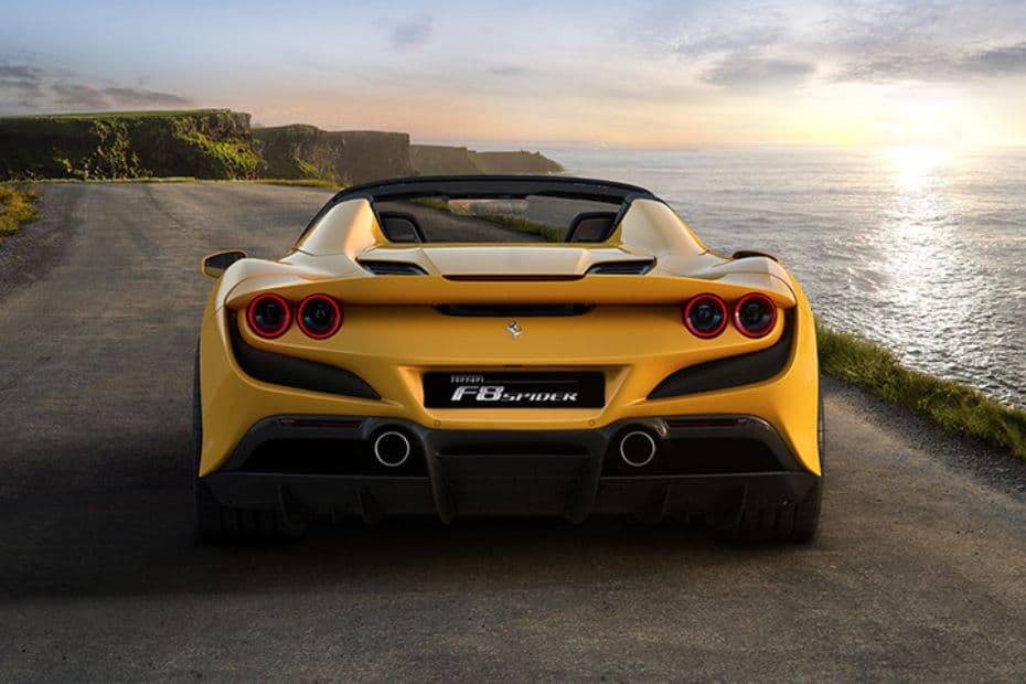 Ferrari F8 Spider Rear View