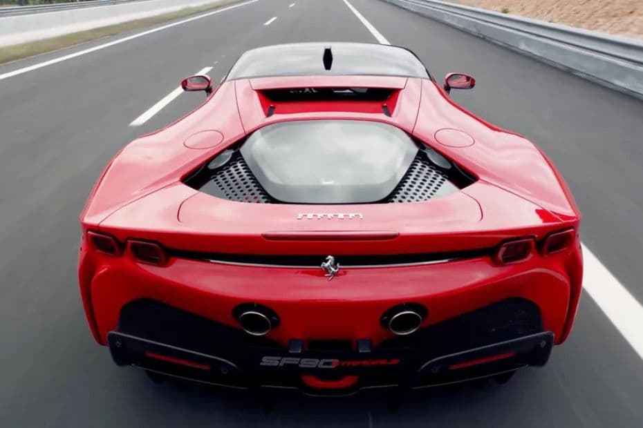 Ferrari SF90 Stradale Rear View