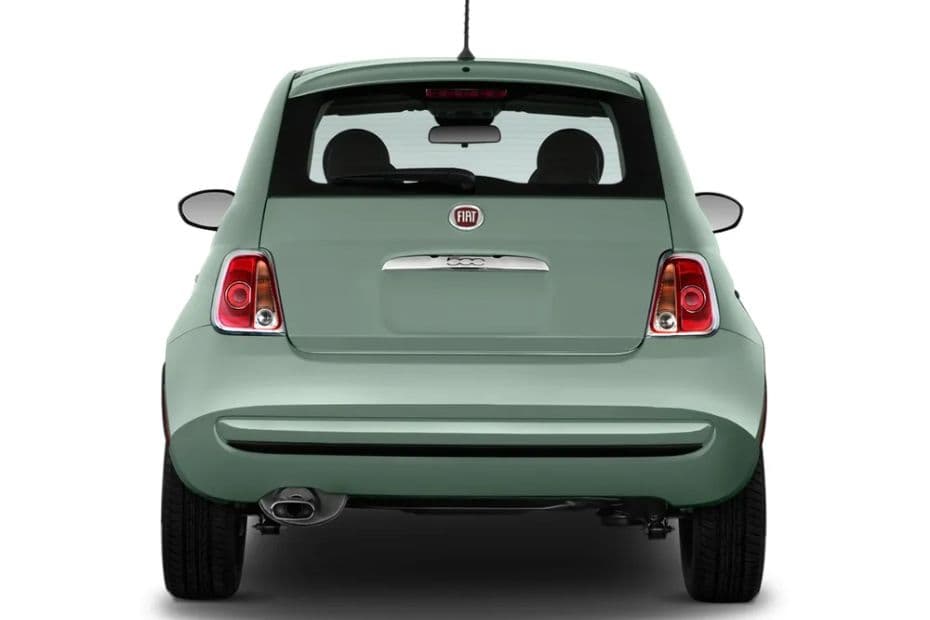 Fiat 500 Rear View