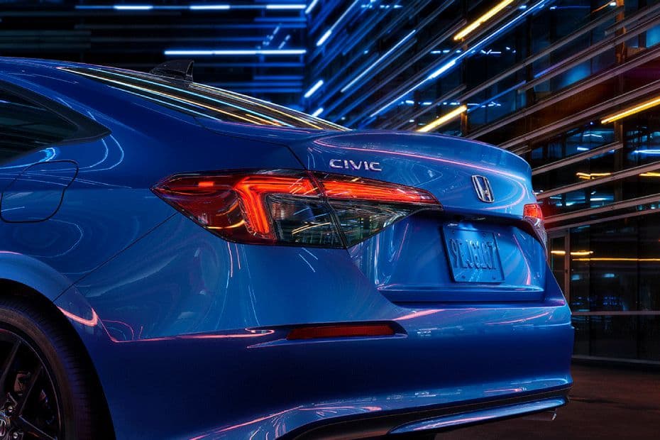 Honda Civic Rear Side View