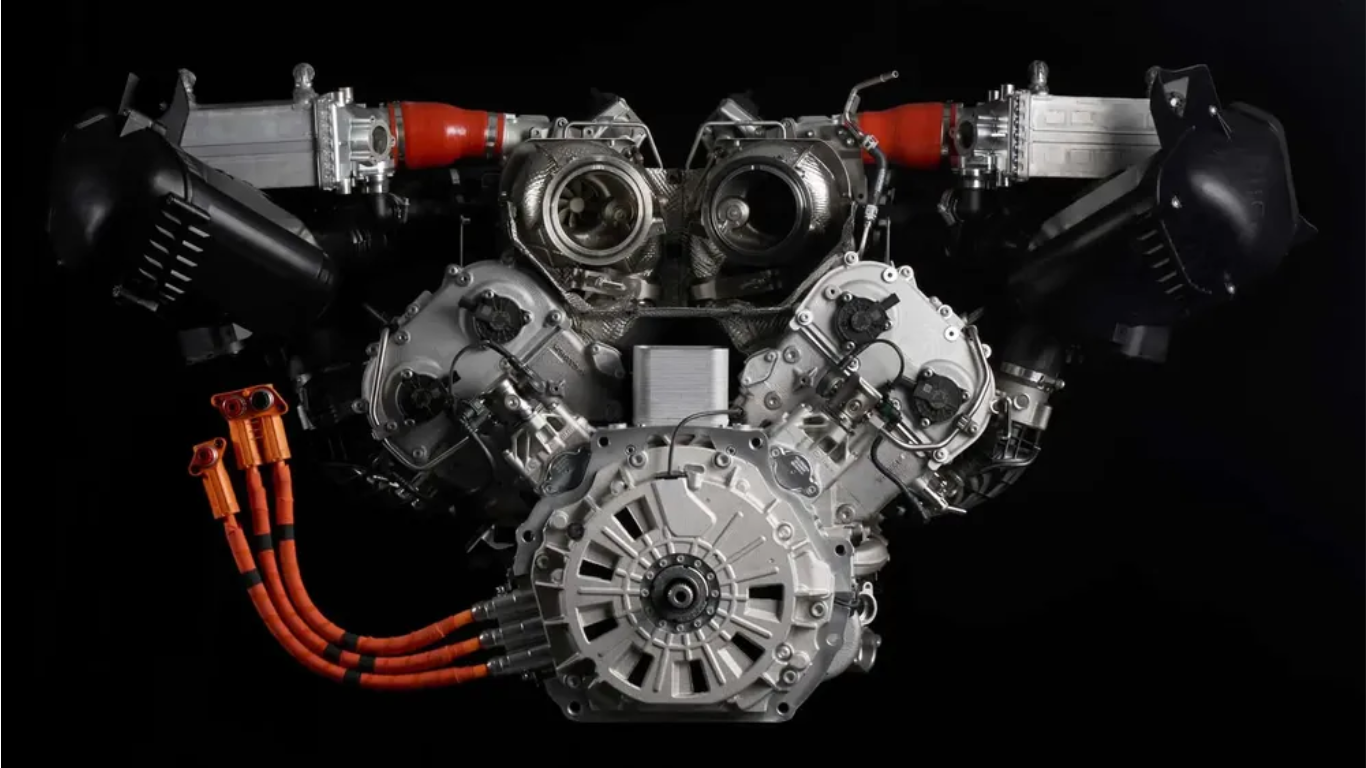 Lamborghini's Hybrid V8 Revs To 10,000rpm