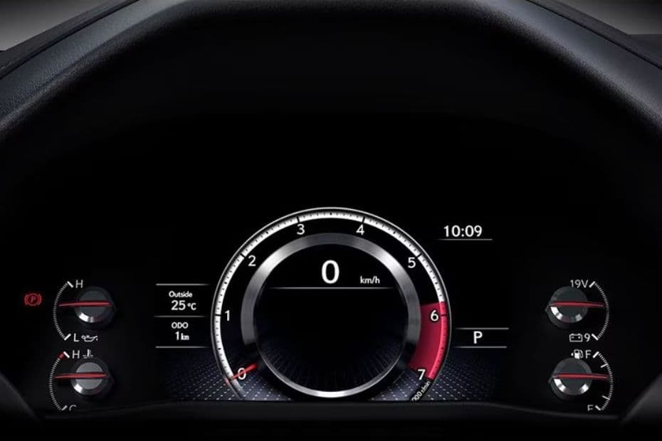 Lexus LX F Sport Meters