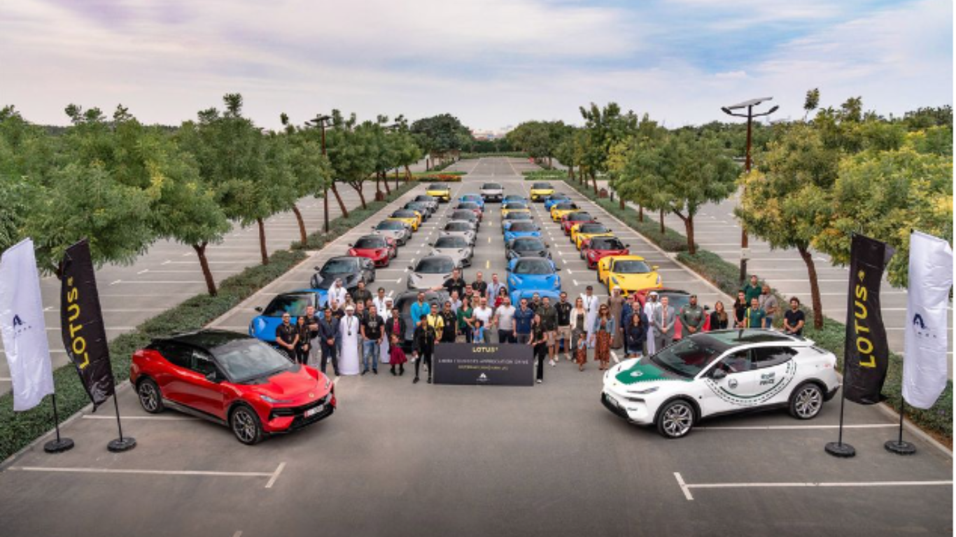 Lotus Emira Owners Come Together For a Large Gathering On The Road