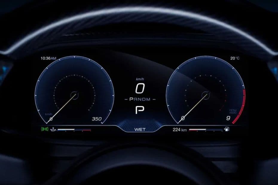 Maserati MC20 Speedometer