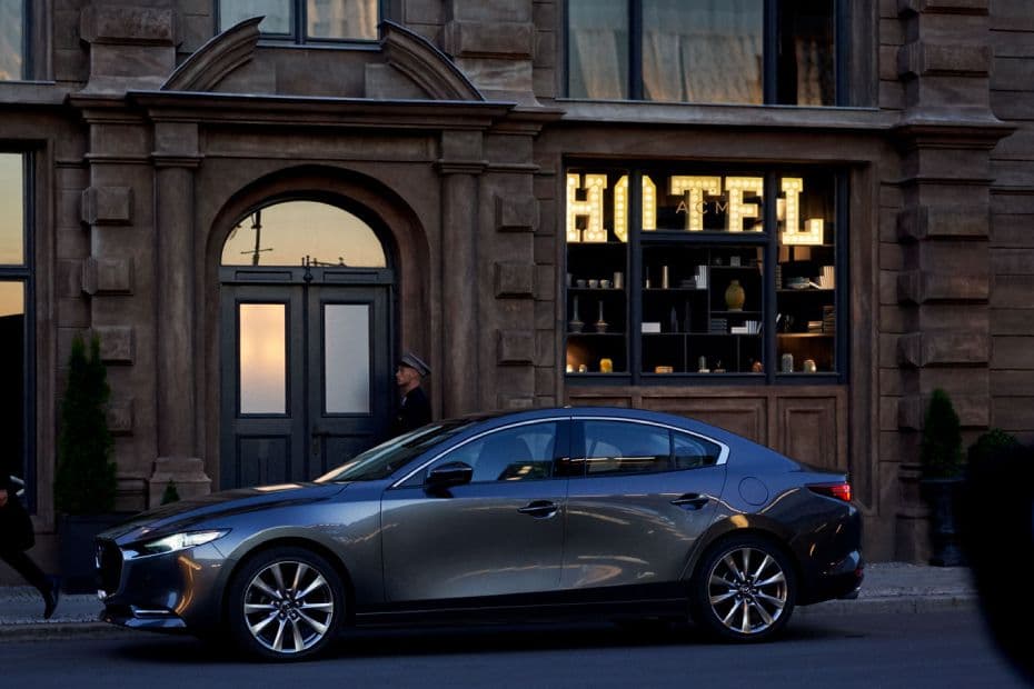 Mazda 3 Sedan Left  Side View