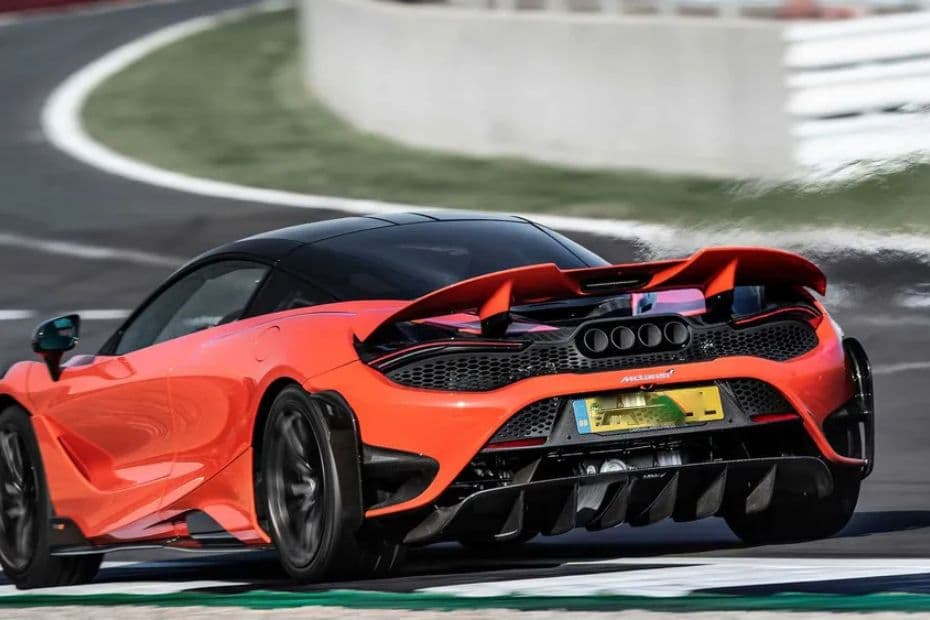 McLaren 765LT Back Side View 
