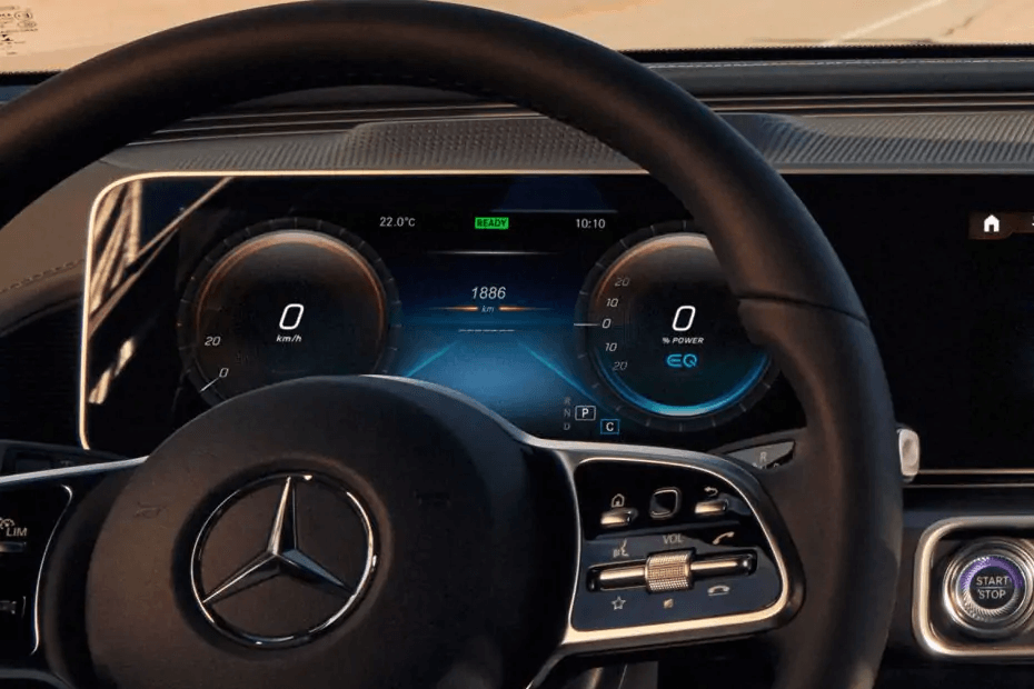 Mercedes Benz EQC Speedometer