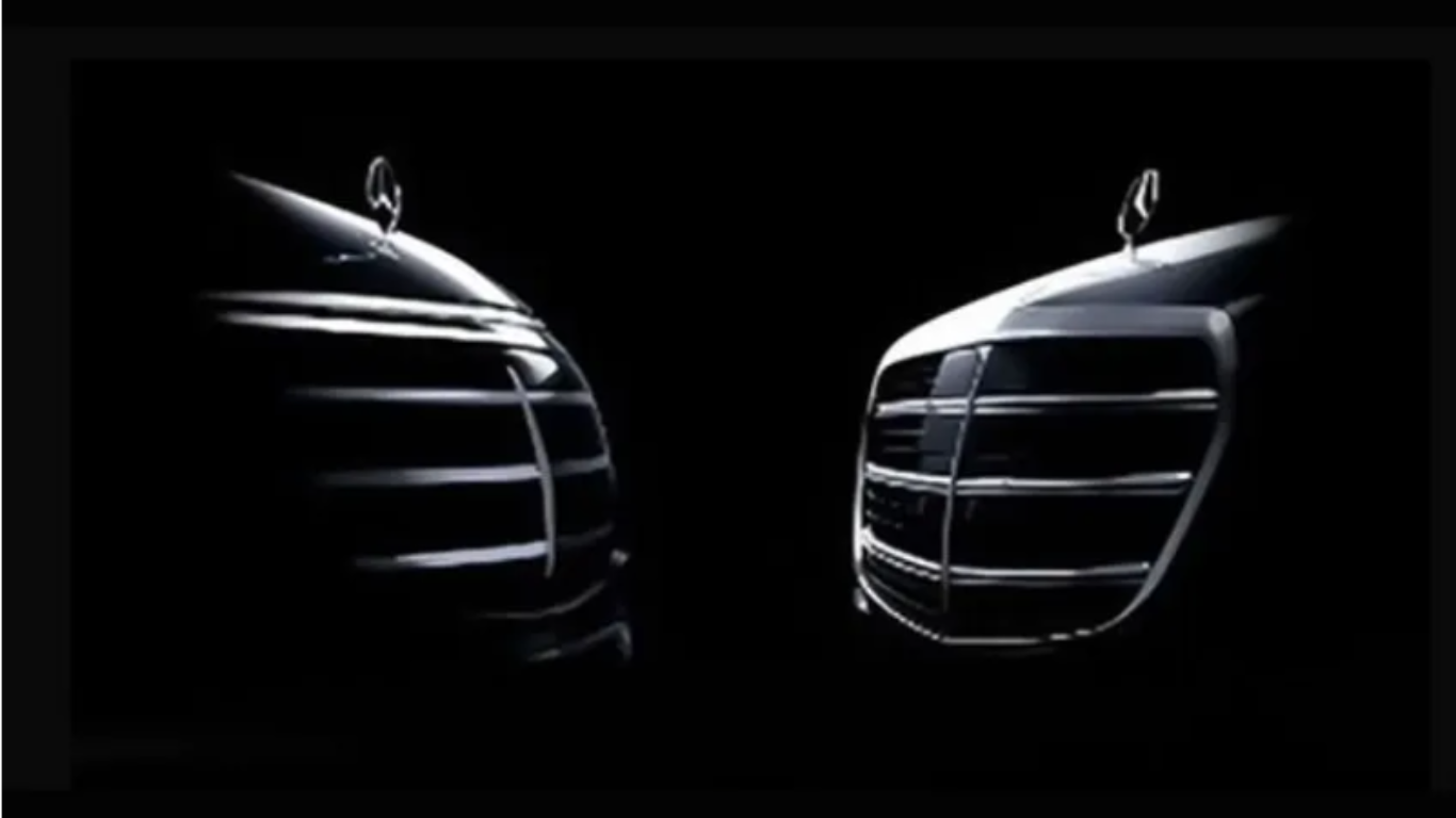 Teaser For The Upcoming 2025 Mercedes-Benz EQS Facelift Reveals A Redesigned Grille