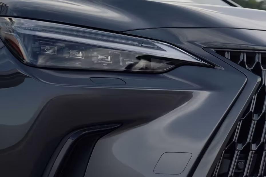 Lexus Nx Sonic Chrome Headlight Close-Up View