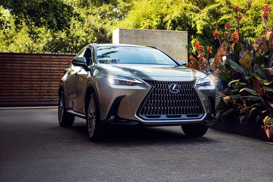 Lexus NX Medium Angle Front View With Logo And LED Fog lamp