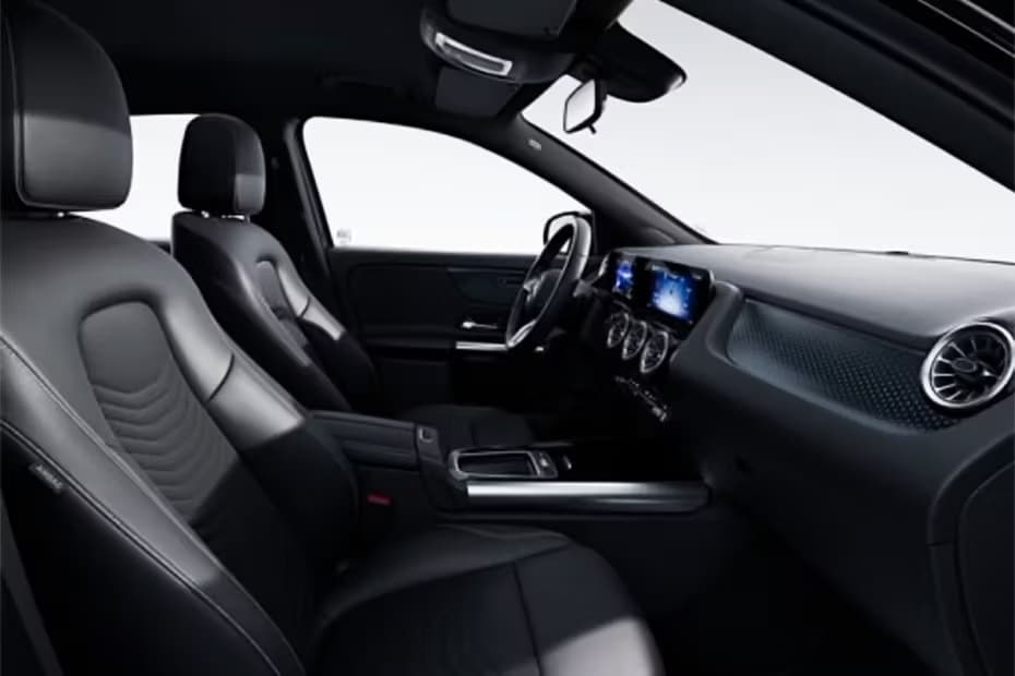 Mercedes-Benz EQA Front Passenger Cabin view with panoramic sunroof