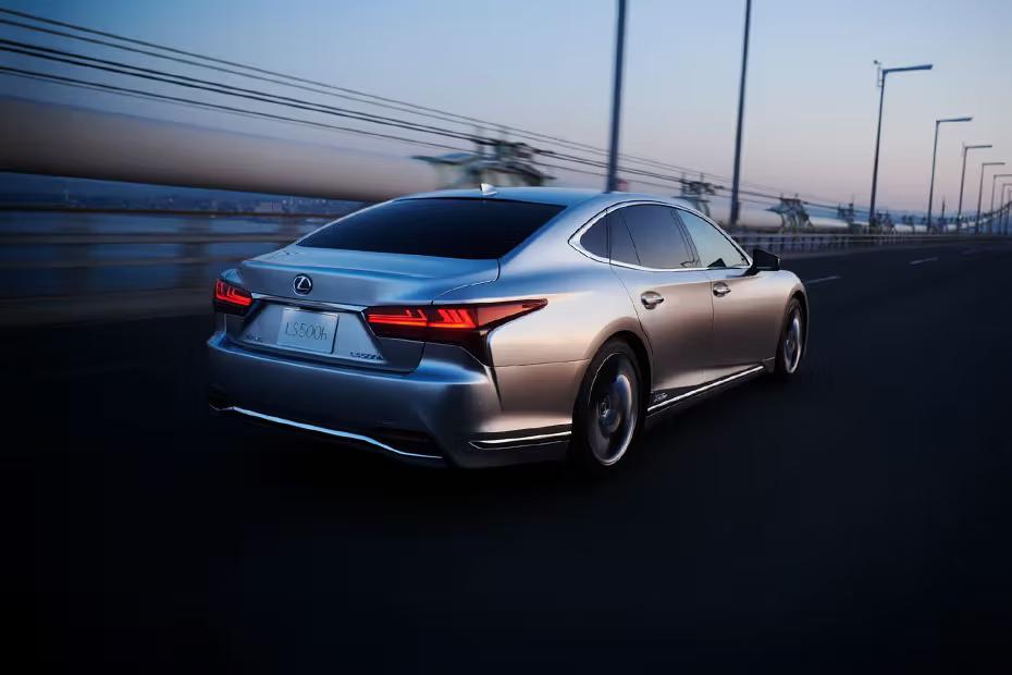 Lexus LS Hybrid Rear Angle View Right Side Alloy Wheel