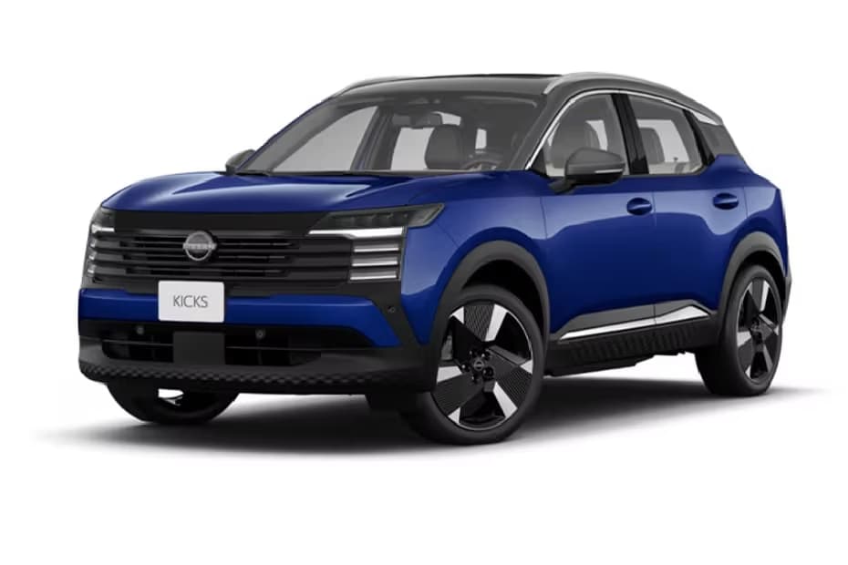Nissan Kicks Deep Blue pearl Gun Metallic