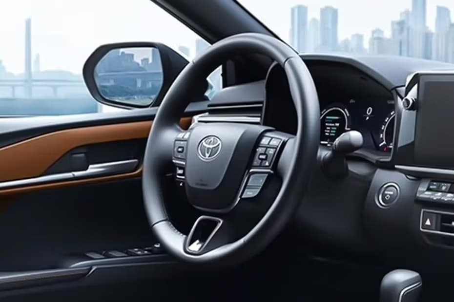 Toyota Camry Hybrid Steering Wheel And Side Mirror
