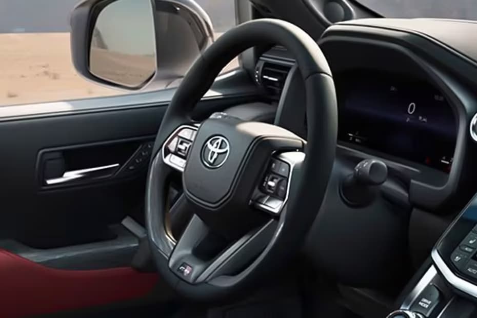Toyota Land Cruiser Hybrid Steering Wheel And Side Mirror