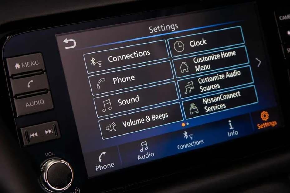 Nissan Kicks Infotainment System Settings