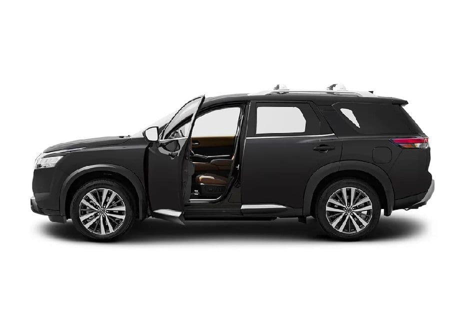 Nissan Pathfinder Left Side View (Open Door)