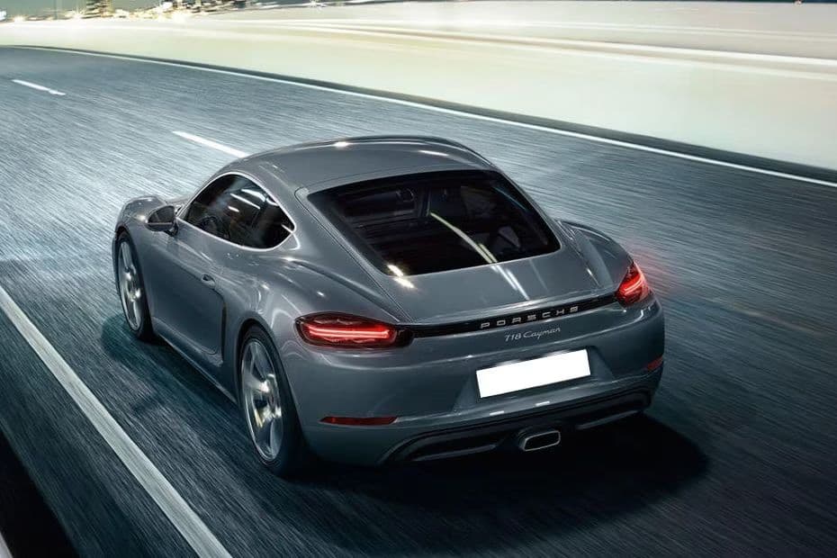 Porsche 718 Back Side View
