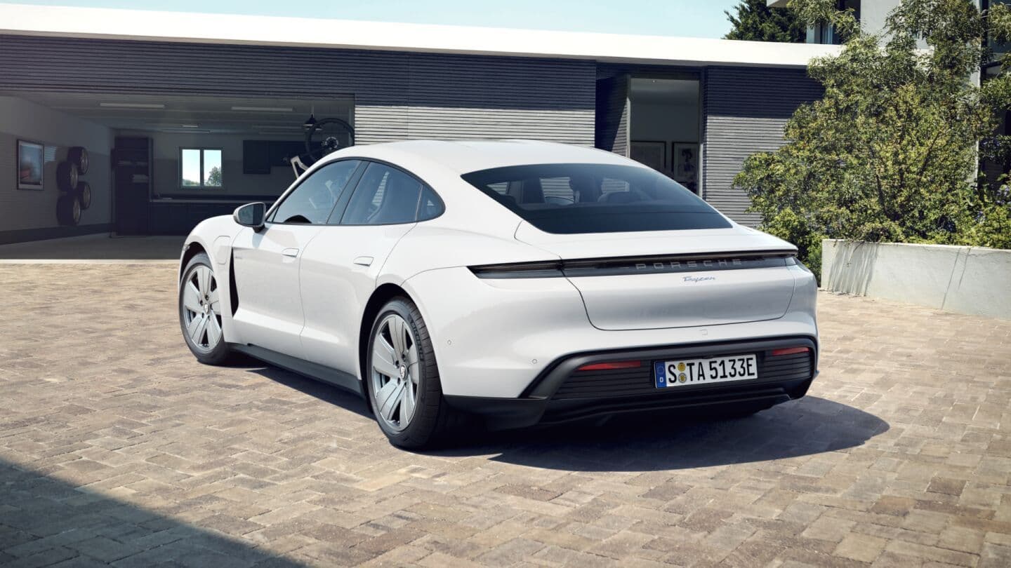 Porsche Taycan Left Side View