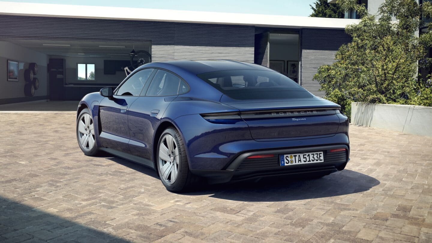 Porsche Taycan Left Side View