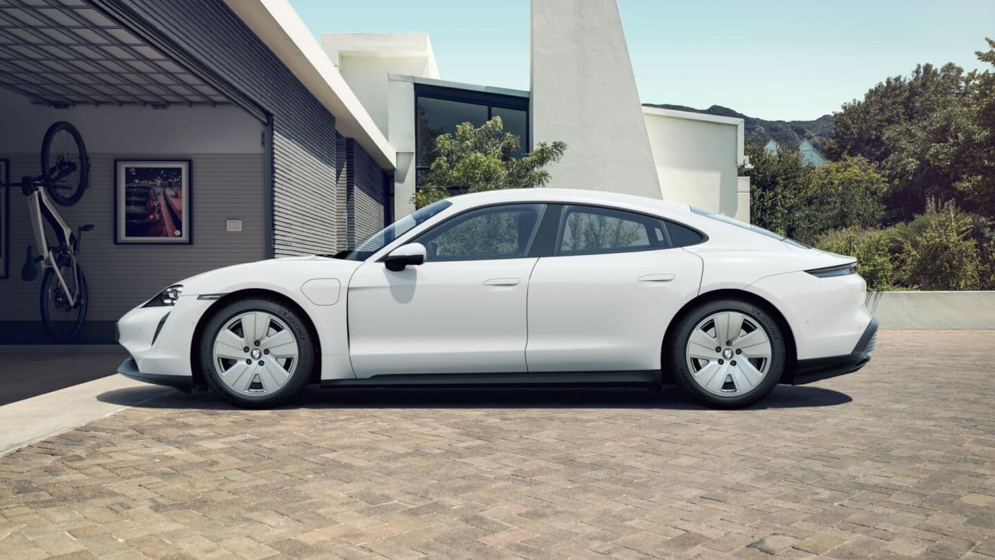 Porsche Taycan Left Side View