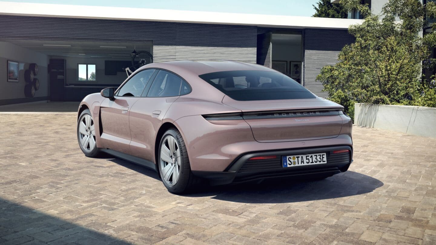 Porsche Taycan Left Side View