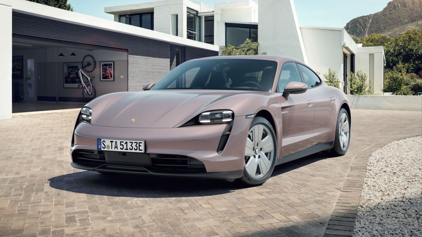 Porsche Taycan Left Side View