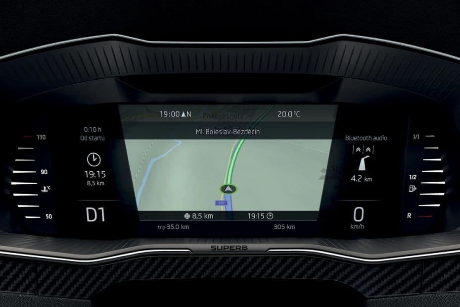 Skoda Superb Speedometer