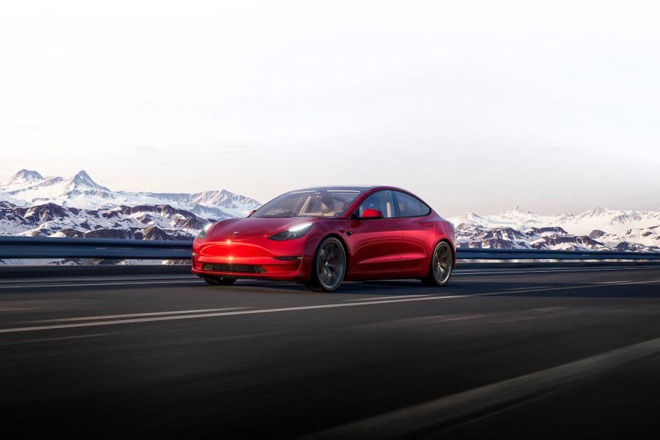 Tesla Model 3 Left Side View