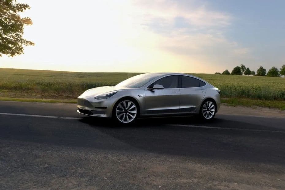 Tesla Model 3 Left Side View