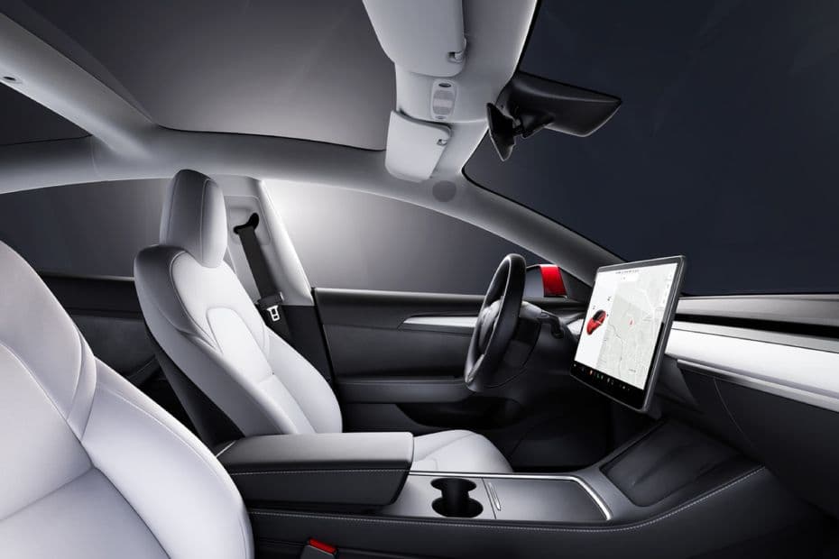 Tesla Model 3 Seat Side View
