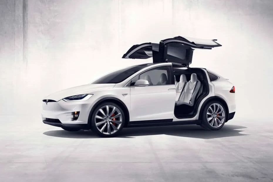 Tesla Model X Left Side View