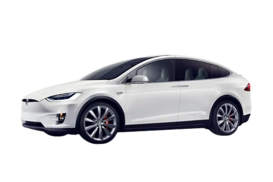 Tesla Model X Left Side Front View
