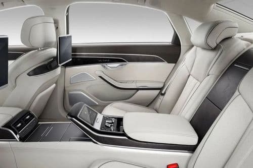 Audi A8 2024 Rear Seat View