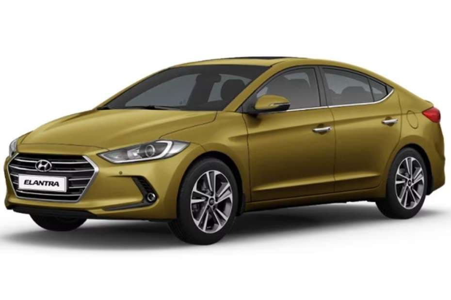 Hyundai Elantra Blazing Yellow