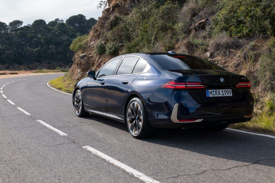 BMW 5 Series Left Side Rear View
