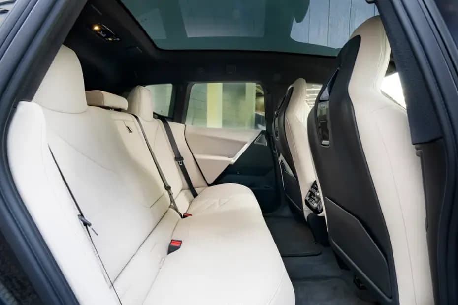 BMW IX M60 2024 Rear Seat View
