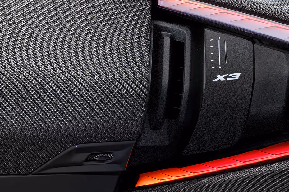 BMW X3 2026 SUV interior Front Side AC Vent Close-up view