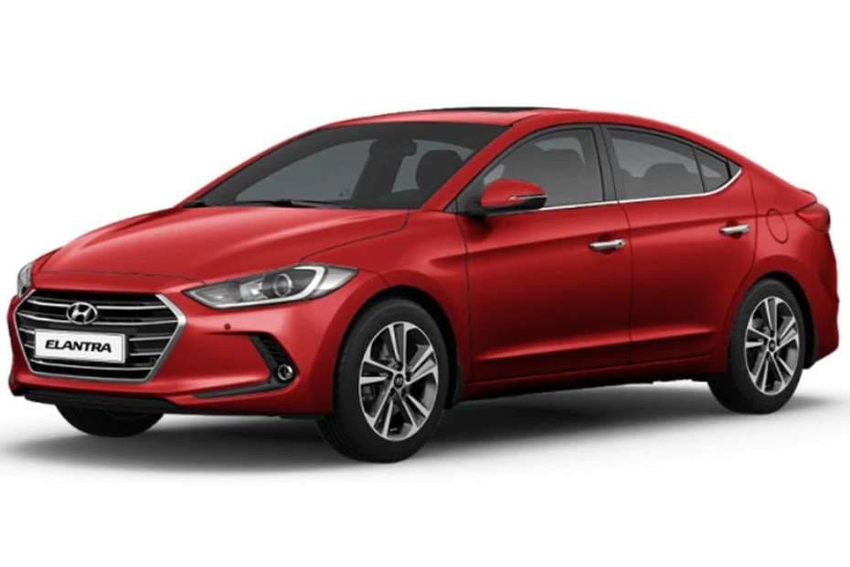 Hyundai Elantra Fiery Red