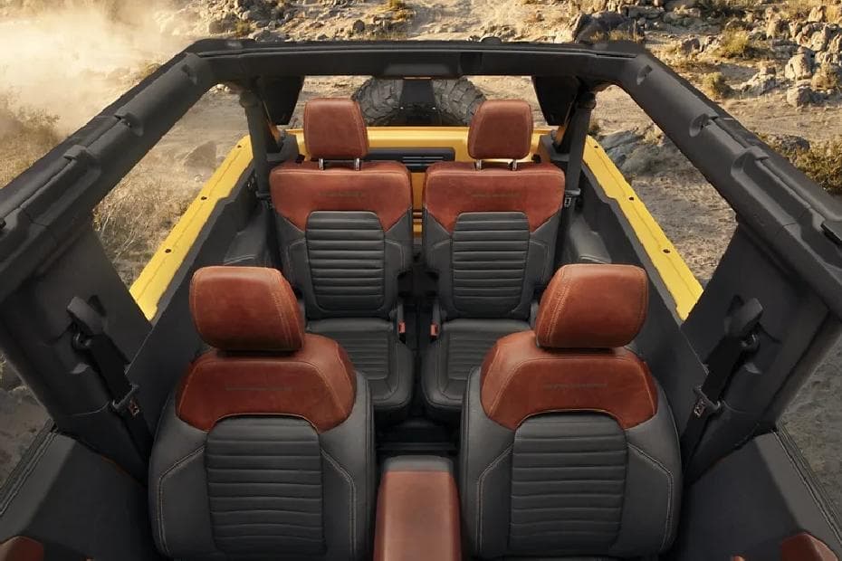 Ford Bronco 2024 Rear Seat