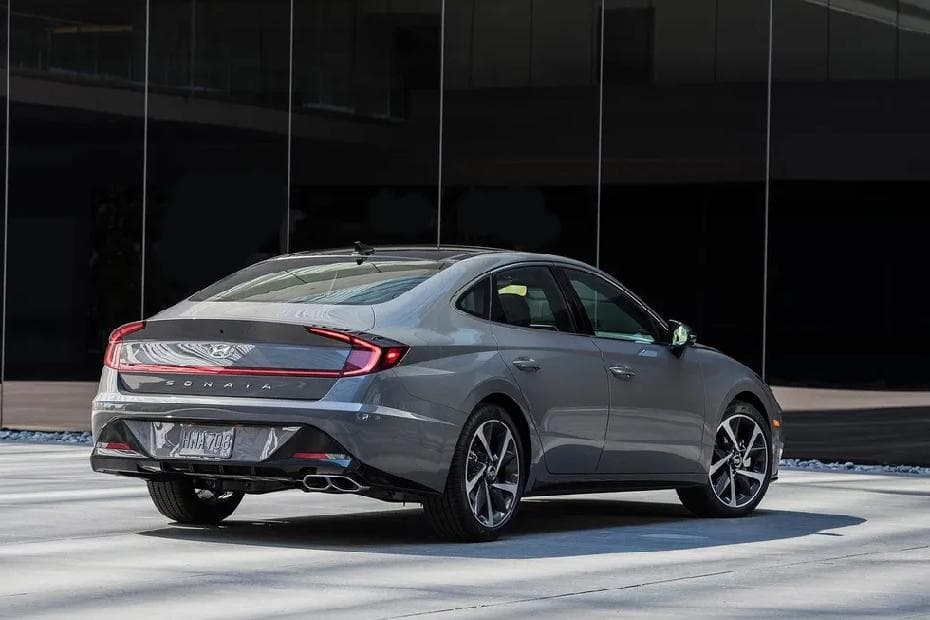 Hyundai Sonata Back Side View