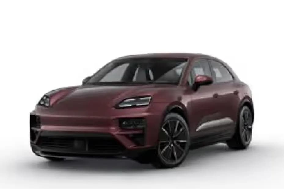 Porsche Macan Electric Red Colour