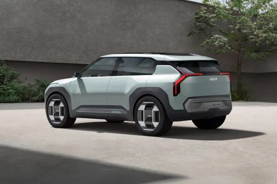 Kia EV3 Left Rear Three Quarter