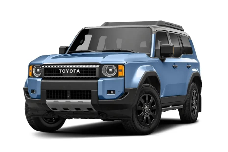 Toyota Land Cruiser  Sky Blue Colour
