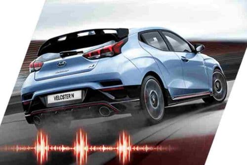 Sporty exhaust sound