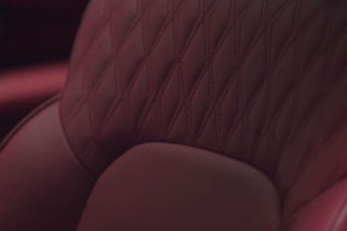 Diamond stich quilted leather seats